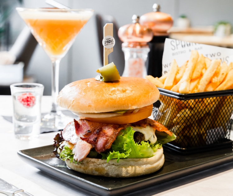 Two Spoons Bistro Cafe in Fleet Serving breakfast, lunch & dinner. S